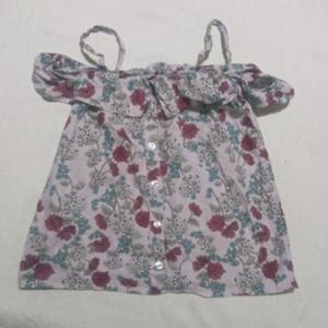 Side sleeve babydoll shirt